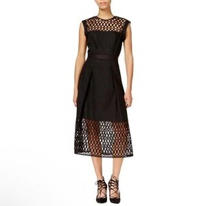RACHEL Rachel Roy Lace Black Dress